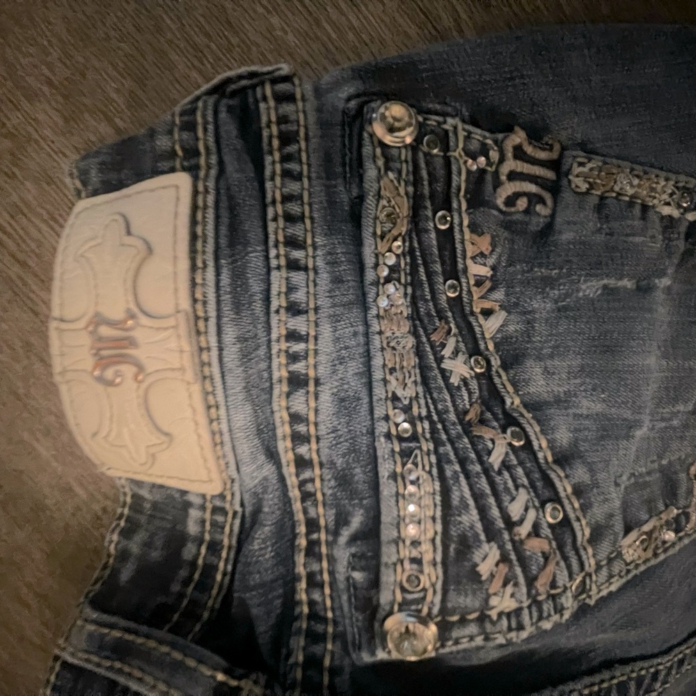 Miss me jeans size 0 , worn 1 time like new